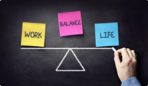showing work life balance 